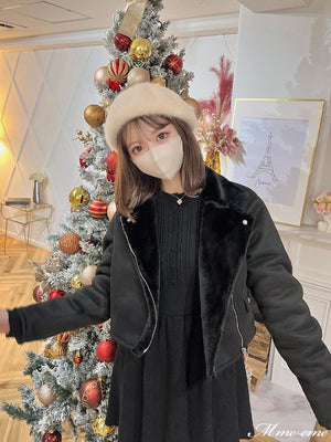 【SALE】Bijou pet flare knit dress (eme10254)