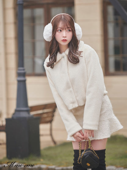 【SALE】Bijou fur coat (eme10286)