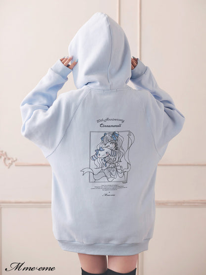 【sale】 Cinnamoroll?m me eme original illustration hoodie (eme10287)