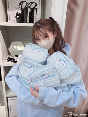 【sale】 Cinnamoroll &m me eme tweed pouch (eme10258)