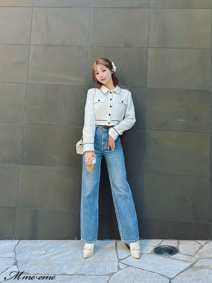 【SALE】Spring tweed jacket (eme10300)