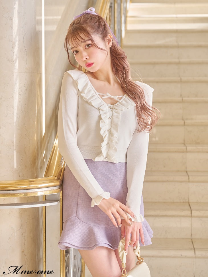 【SALE】Hem flare mini skirt (eme10307)