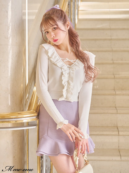 【SALE】Hem flare mini skirt (eme10307)