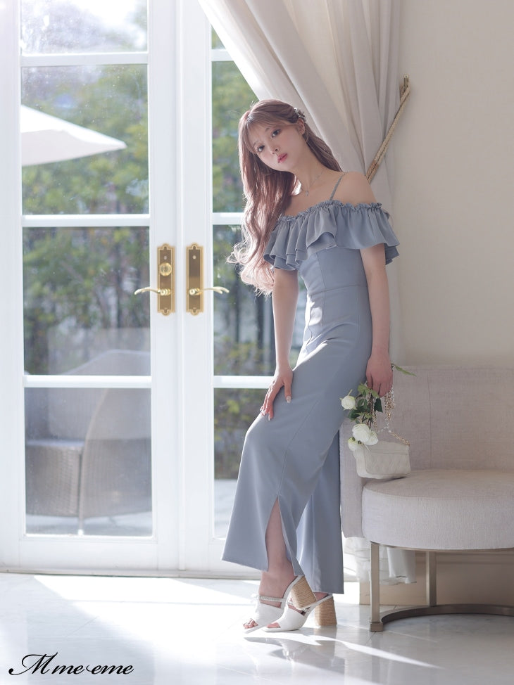 【SALE】Ruffle ribbon combineson (eme10407)