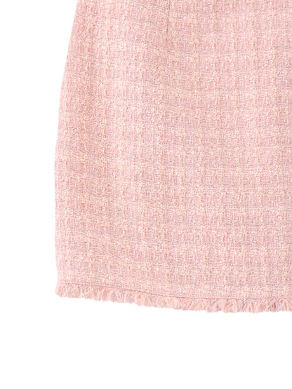 【SALE】Sweet spring tweed mini skirt (eme10338)
