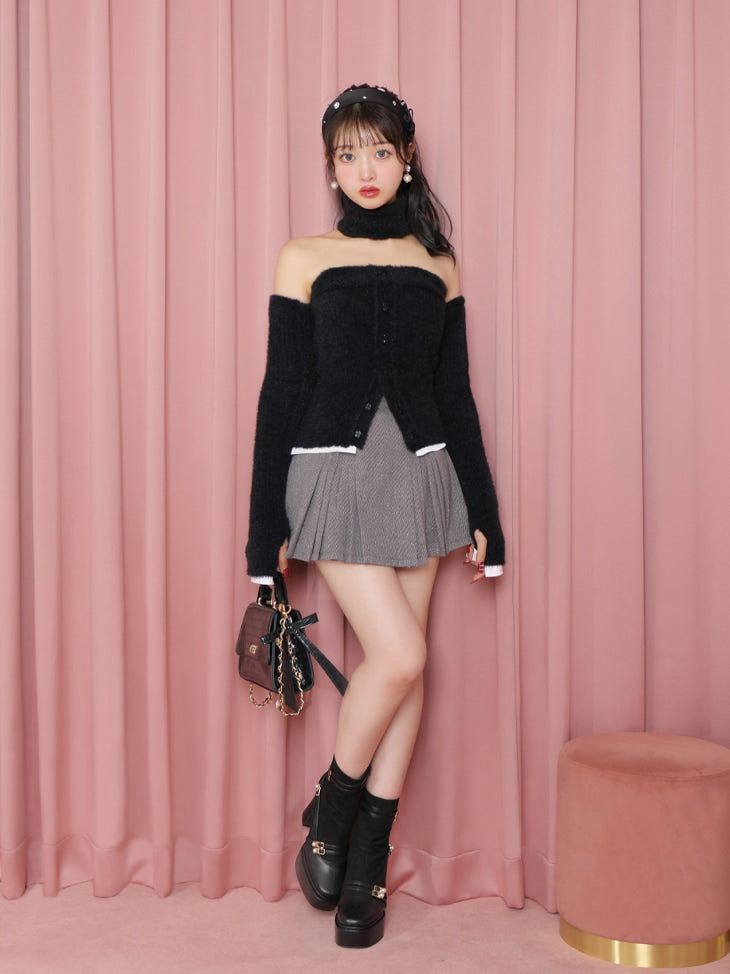model：160cm　(size：F　color：Black)