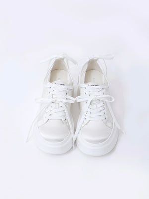 Ribbon beaded platform sneaker(eme10485)