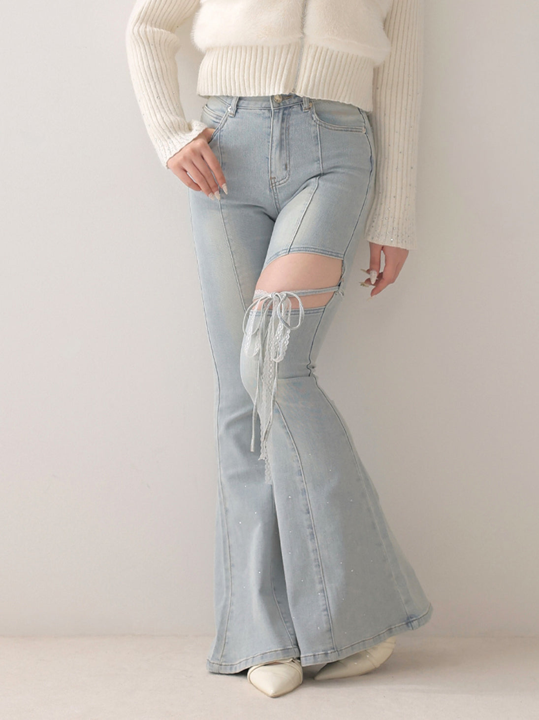 model：160cm　(size：S　color：Blue)