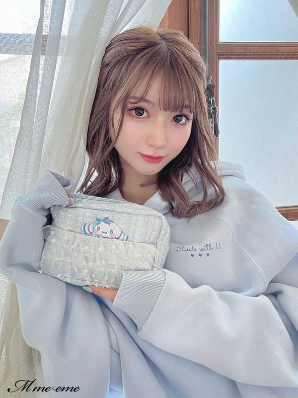 SALE】Cinnamoroll &m me eme tweed pouch (eme10258) – M me eme