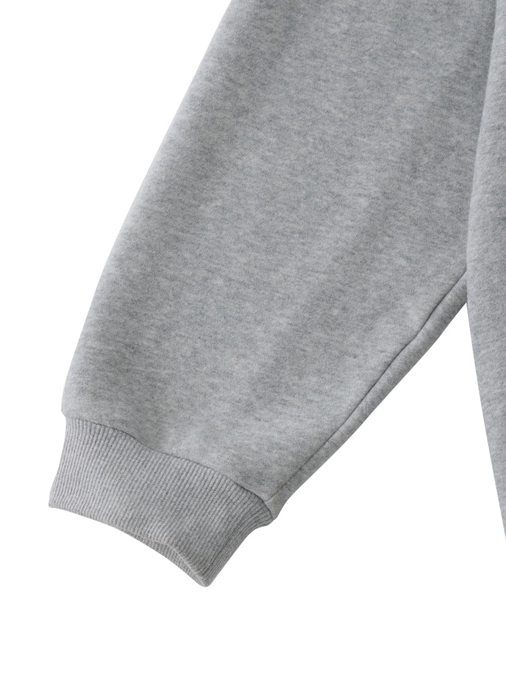 【sale】Back printed sweatshirt dress (eme10336)