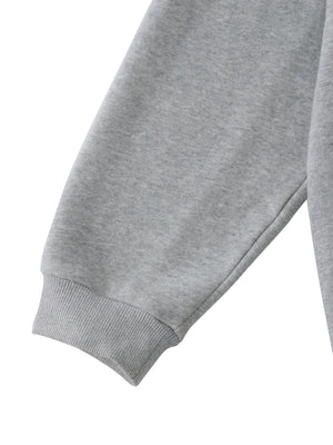 【sale】Back printed sweatshirt dress (eme10336)