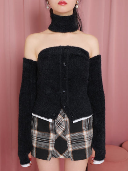 model：160cm　(size：F　color：Black)