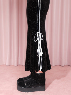 【SALE】Side line velour mermaid one piece(eme10456)