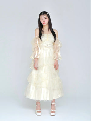 model：160cm　(size：F　color：Ivory)