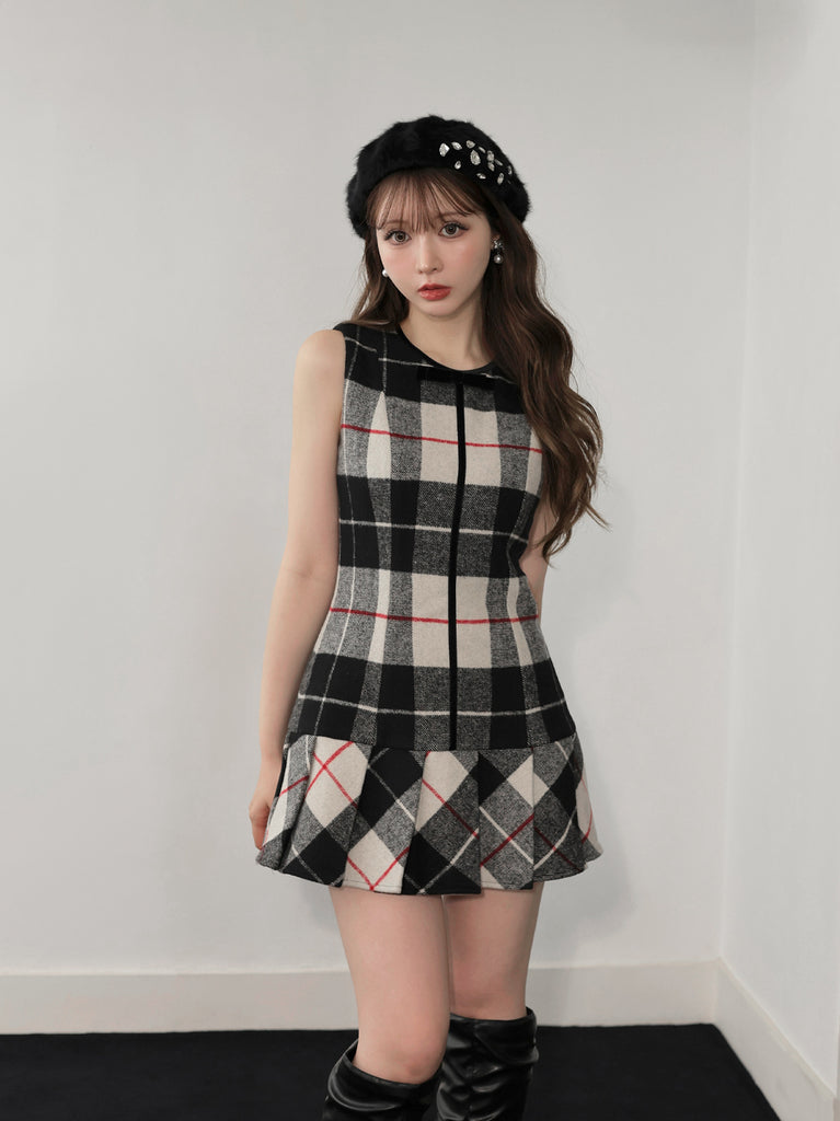 model：160cm　(size：F　color：Black mix)