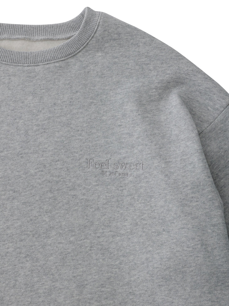 【sale】Back printed sweatshirt dress (eme10336)