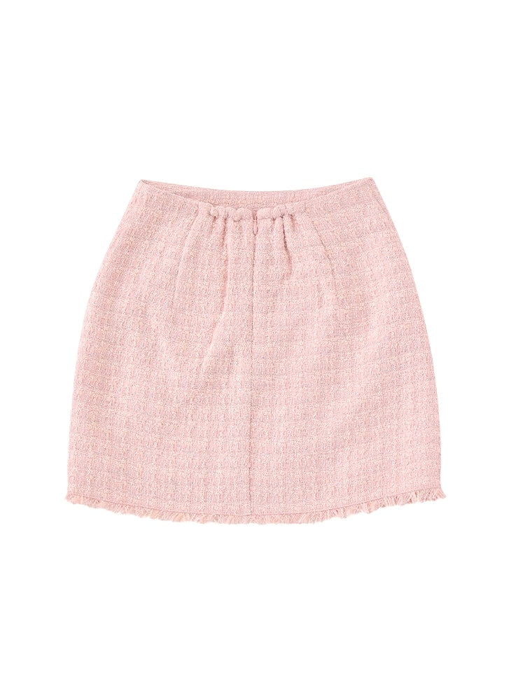【SALE】Sweet spring tweed mini skirt (eme10338)