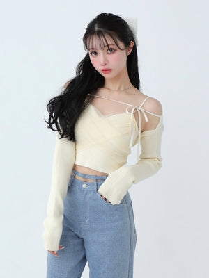 model：160cm　(size：F　color：Ivory)