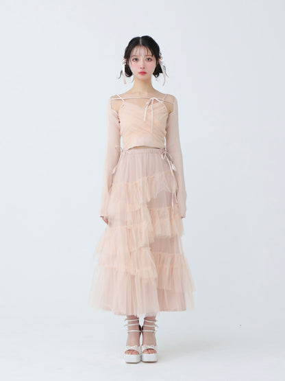 model：160cm　(size：F　color：Pink)