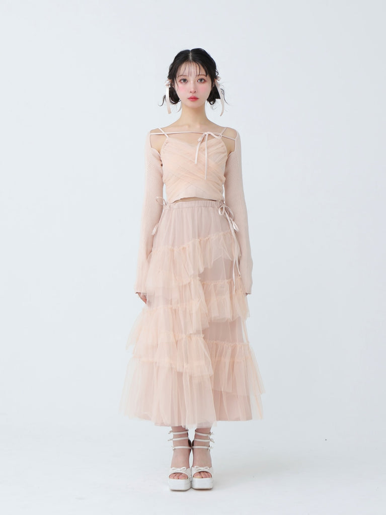 model：160cm　(size：F　color：Pink)