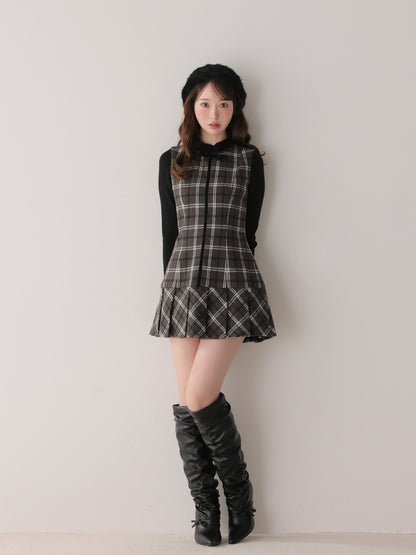 model：162cm　(size：F　color：Gray mix)