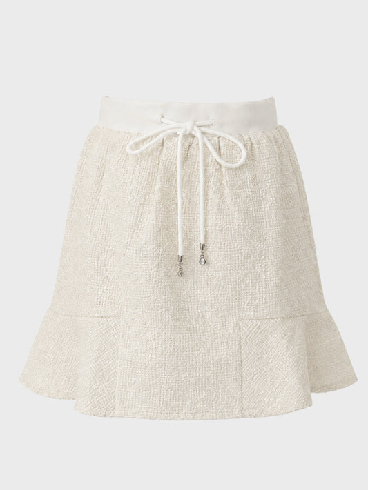 【SALE】【70％OFF】Lame tweed mini skirt (eme10421)