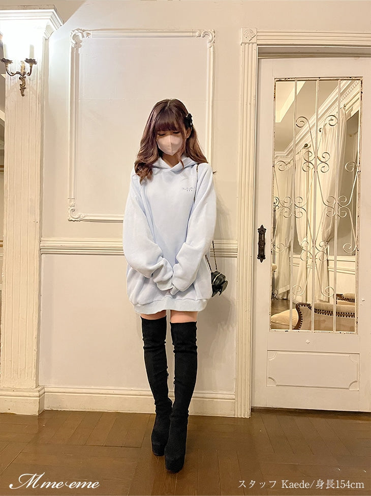 【sale】 Cinnamoroll&m me eme original illustration hoodie (eme10287)