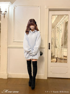【sale】 Cinnamoroll&m me eme original illustration hoodie (eme10287)