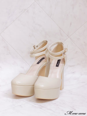【SALE】Pearl heel pumps (eme10288)