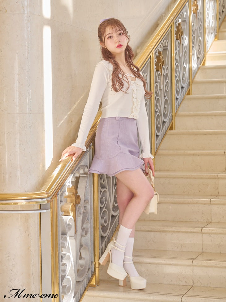 【SALE】Hem flare mini skirt (eme10307)