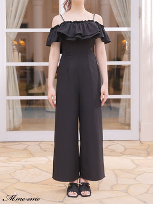 【SALE】Ruffle ribbon combineson (eme10407)