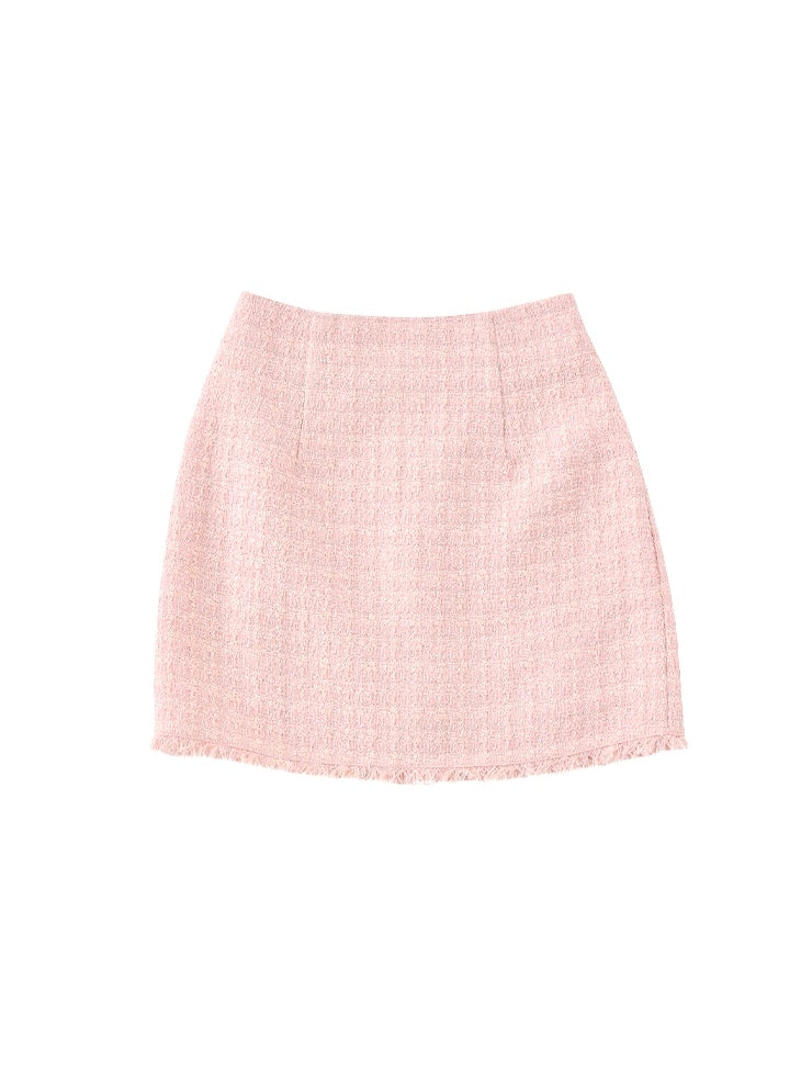 【SALE】Sweet spring tweed mini skirt (eme10338)