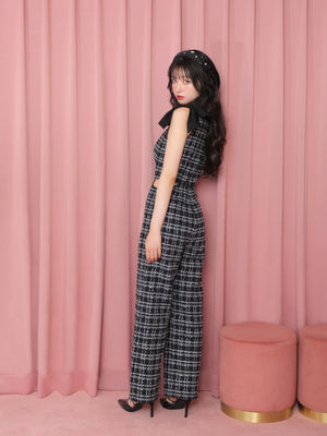 Lame tweed combinaison(eme10521)