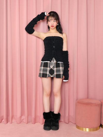 model：160cm　(size：F　color：Black)