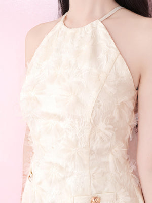 Flower tulle mini onepiece(eme10700)