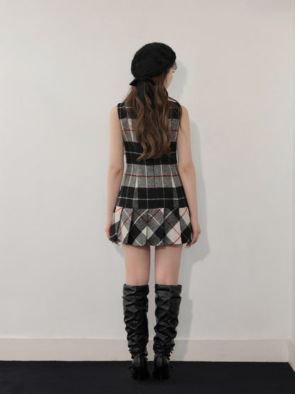 model：160cm　(size：F　color：Black mix)
