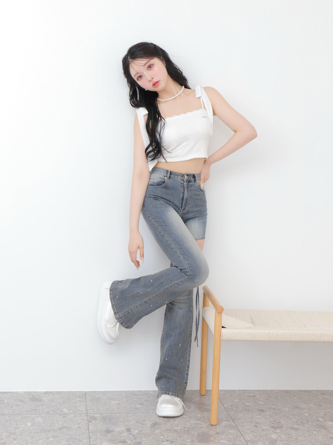 M me eme エムミーエメ エムエメ デニム PANTS – M me eme