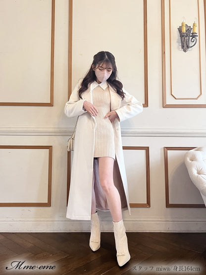 【SALE】Dot tulle short boots (eme10281)