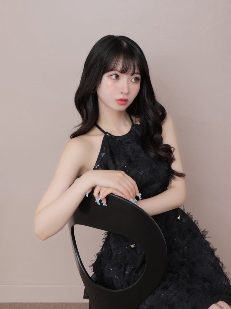 Flower tulle mini onepiece(eme10700)