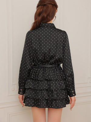 Classical dot tiered onepiecee(eme10727)