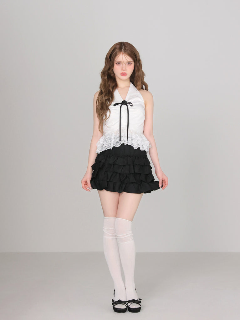 model：160cm　(size：F　color：Black)
