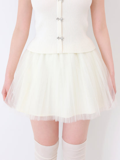 model：162cm　(size：F　color：Ivory)