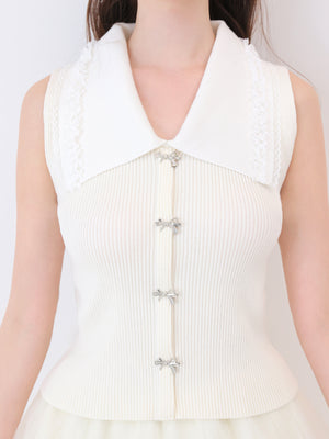 model：162cm　(size：F　color：Ivory)