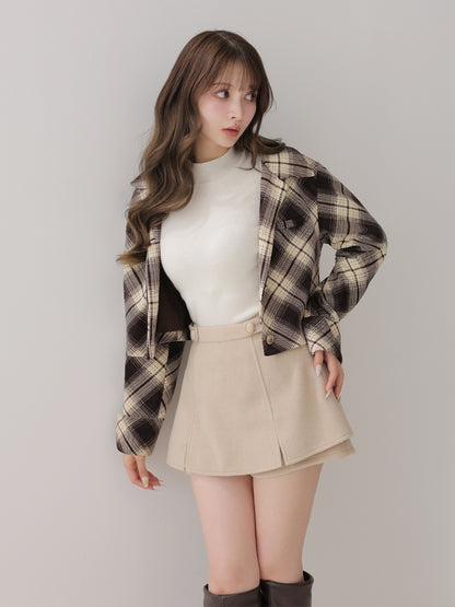 model：160cm　(size：F　color：Brown)