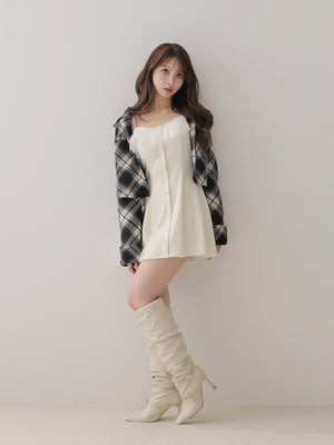 model：160cm　(size：F　color：Black)