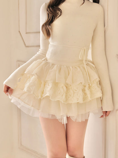 model：160cm　(size：F　color：Ivory)