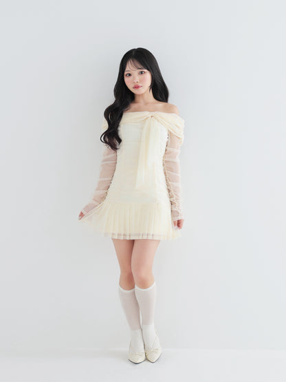 model：150cm　(size：F　color：Ivory)
