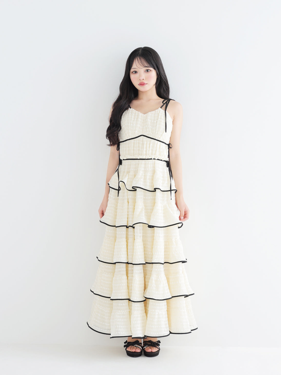 model：150cm　(size：F　color：Ivory)