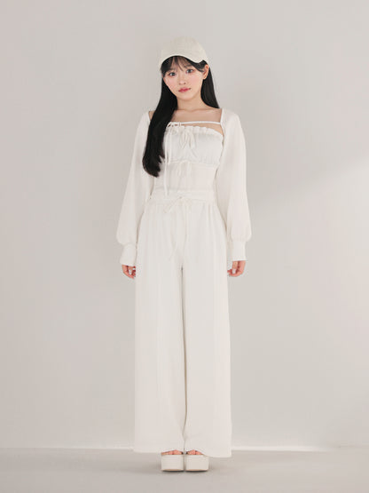 model：150cm　(size：F　color：White)