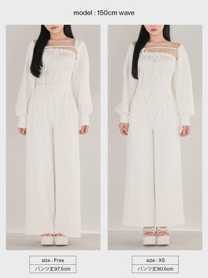 Smooth double knit pants(eme11079)